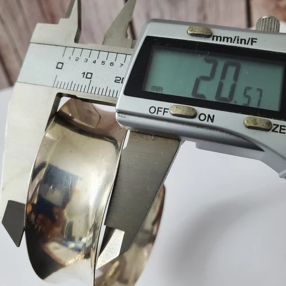 Sculpted Elegance Sterling Silver 925 Cuff Bracelet